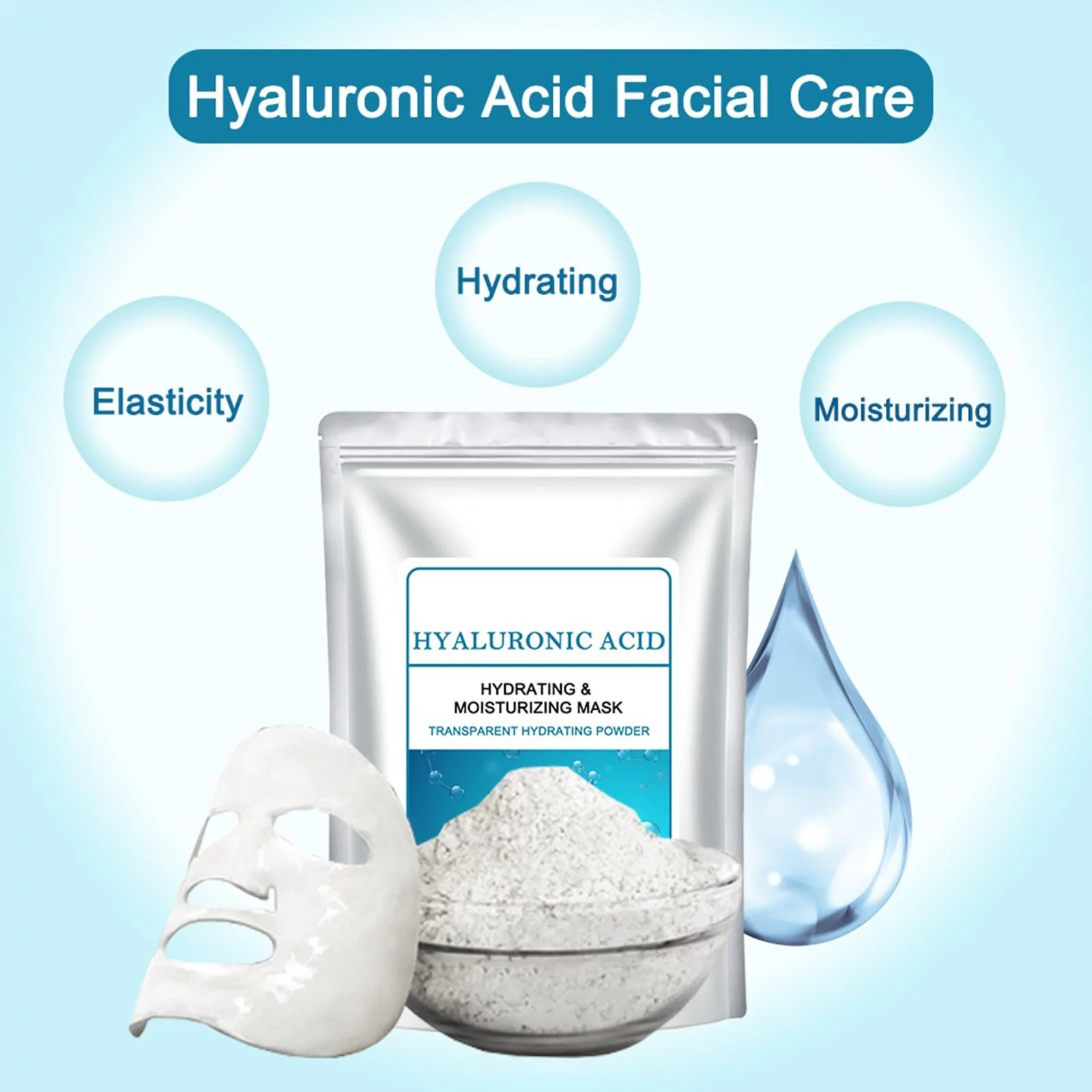 Маска Eazerom 05 Jelly Mask Powder для ухода за лицом, маска-пленка, для очищения лица, натуральная косметика, спа-качество, для всех типов кожи, 6 шт, фото №6