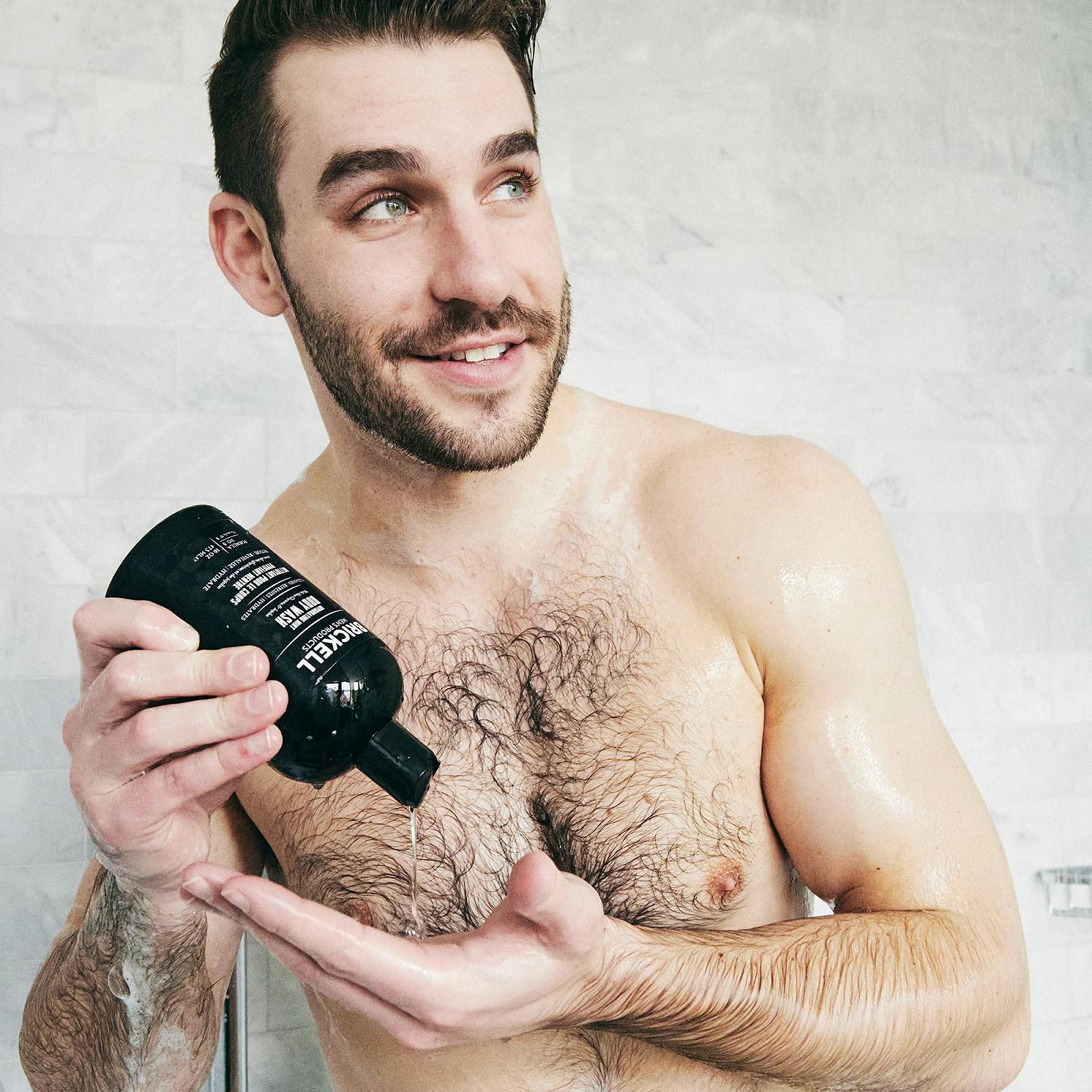 Чоловічий гель для душу Brickell Men's Invigorating Mint натуральний та органічний без сульфатів 437 мл, фото №3 Чоловічий гель для душу Brickell Men's Invigorating Mint натуральний та органічний без сульфатів 437 мл, фото №3