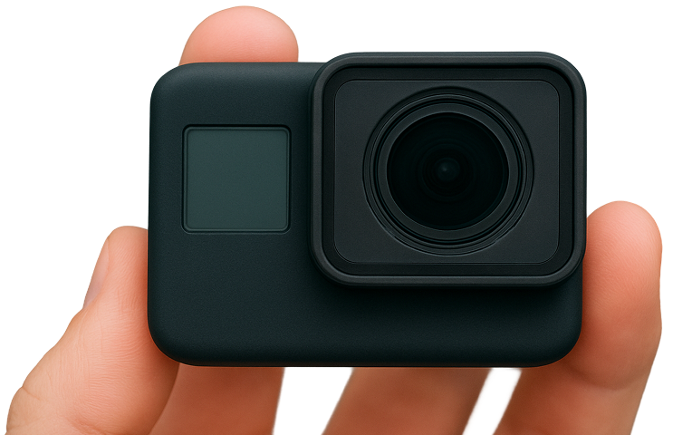 Фото екшн-камери в руці